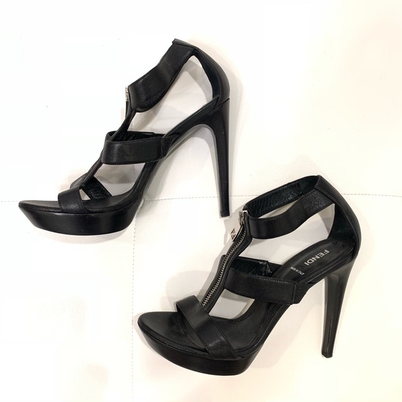 FENDI Platform Heels Sz 40 - Picture 2 of 7